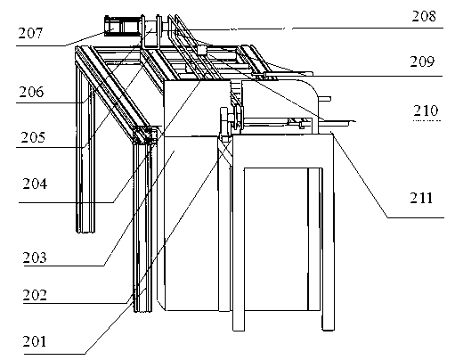 Automatic loading and unloading device