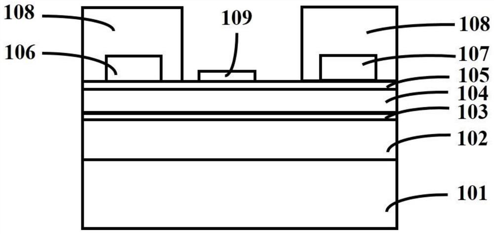 Hydrogen sensor of gallium nitride-based high-electron-mobility transistor