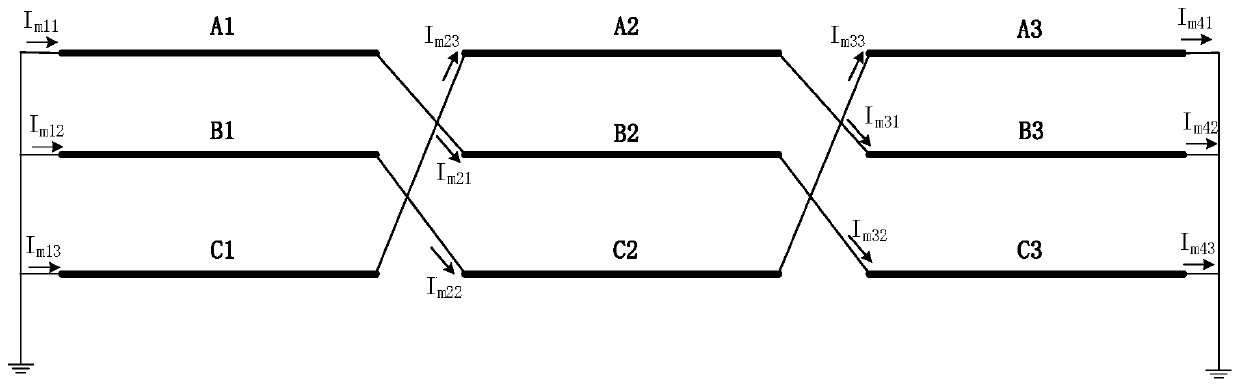 Fault diagnosis and positioning method for cross-connected high-voltage cable sheath protector