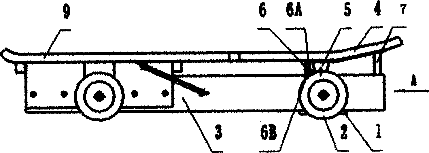 Self-walking scooter with contractable body