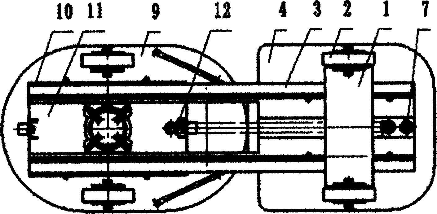 Self-walking scooter with contractable body