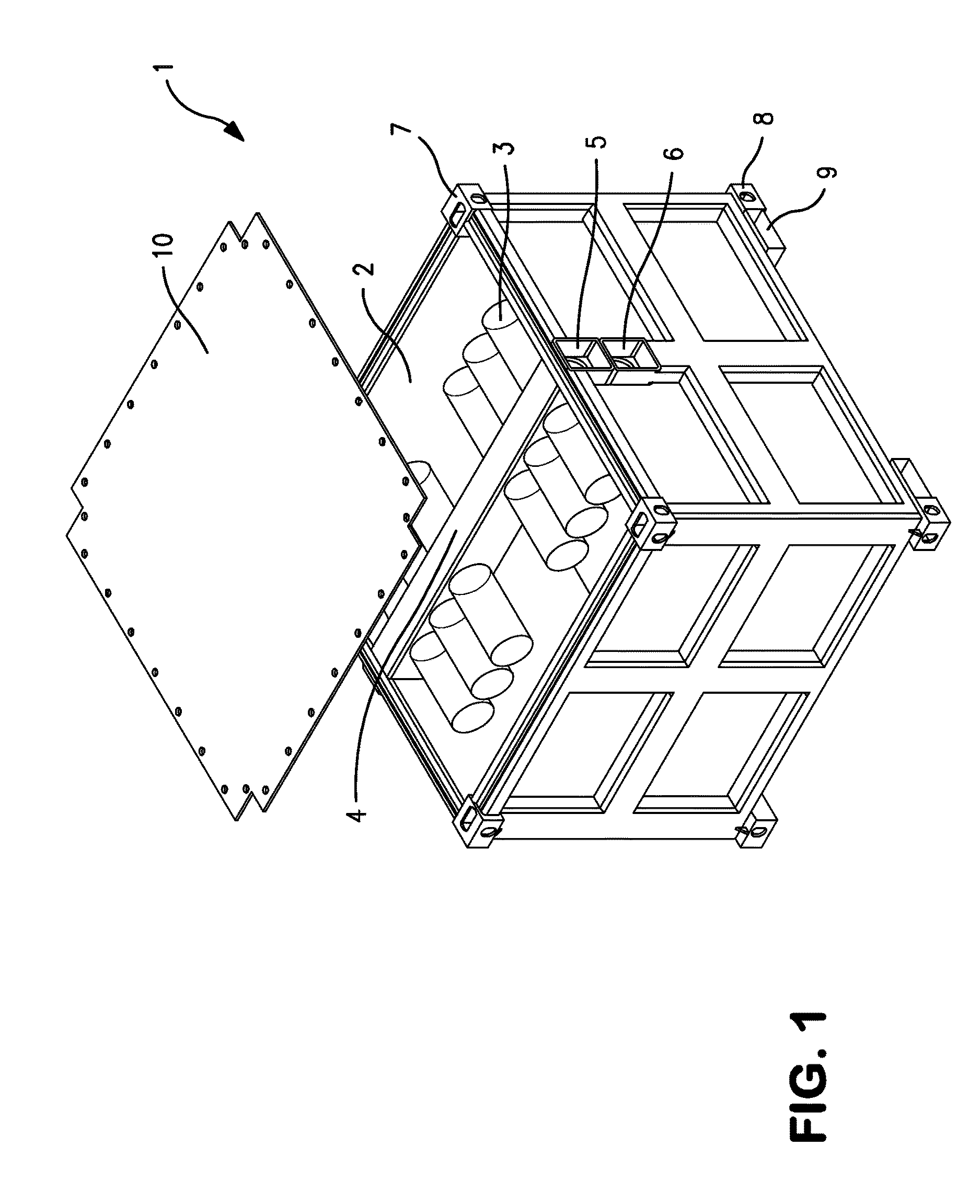 Waste container for collecting hazardous material