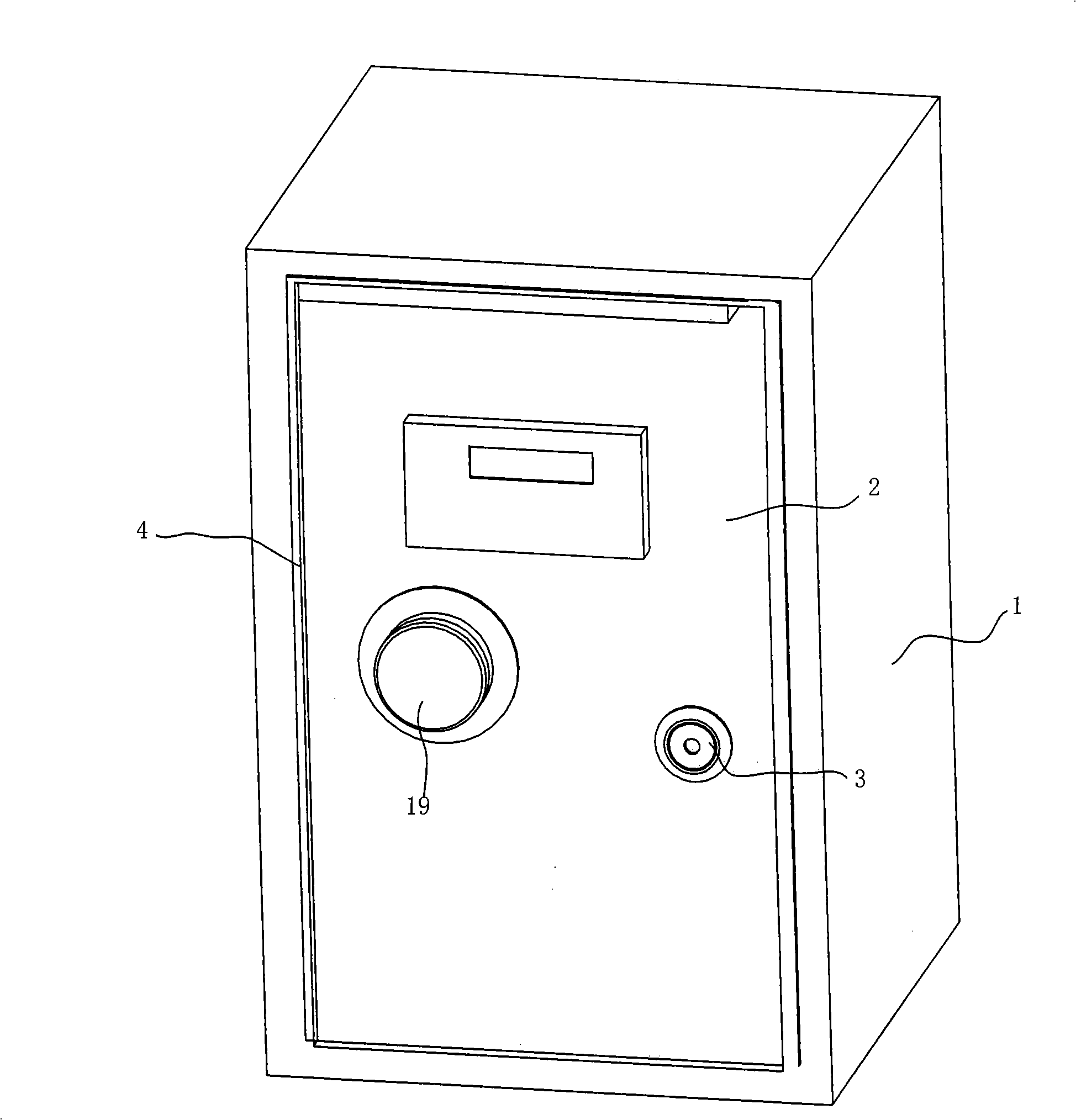 Anti-theft safe cabinet