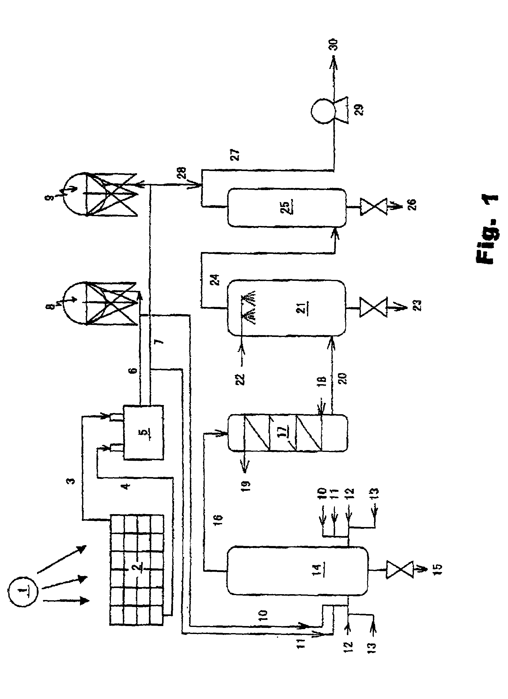 Method for the gasification of coal