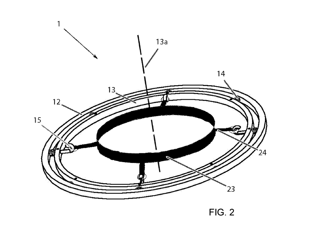 Apparatus for accommodating a person and for partially limiting the freedom of movement of the person