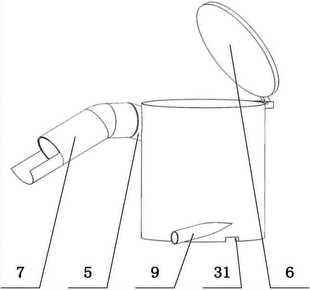 Automatic shuttlecock tidying and collecting device