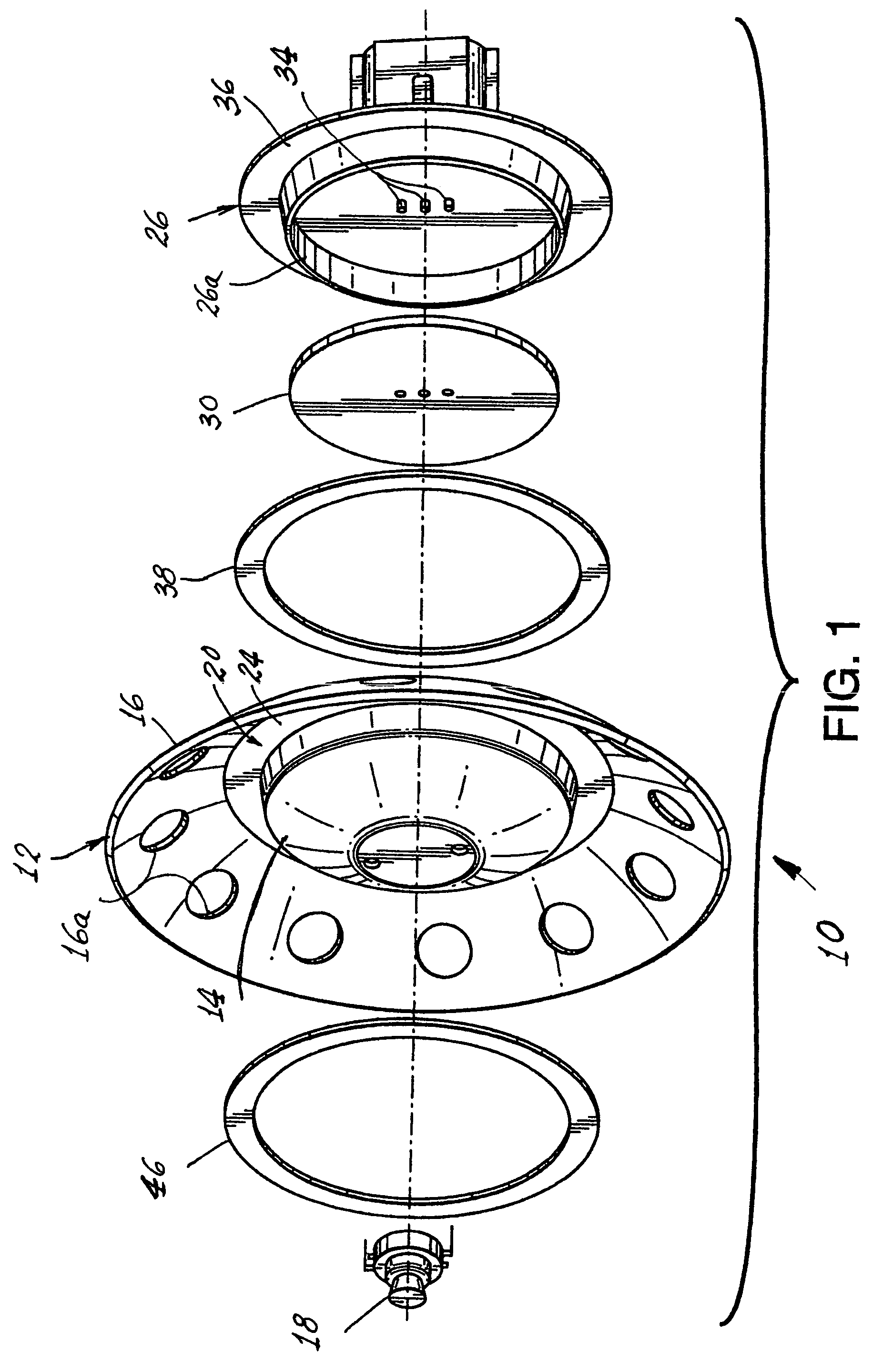 LED lamp and lamp/reflector assembly