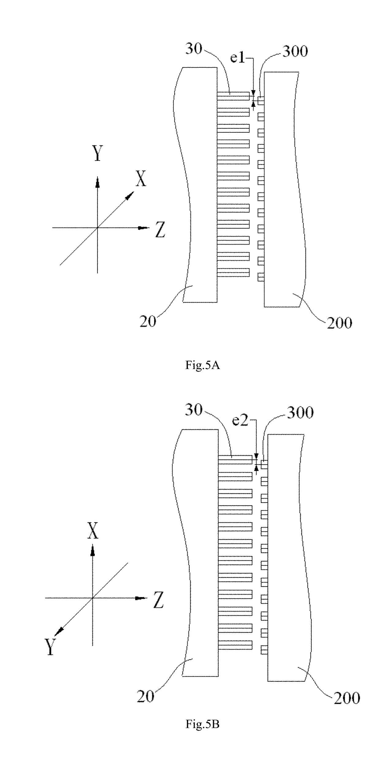 Alignment system and method for calibrating position of optical fiber bore ferrule