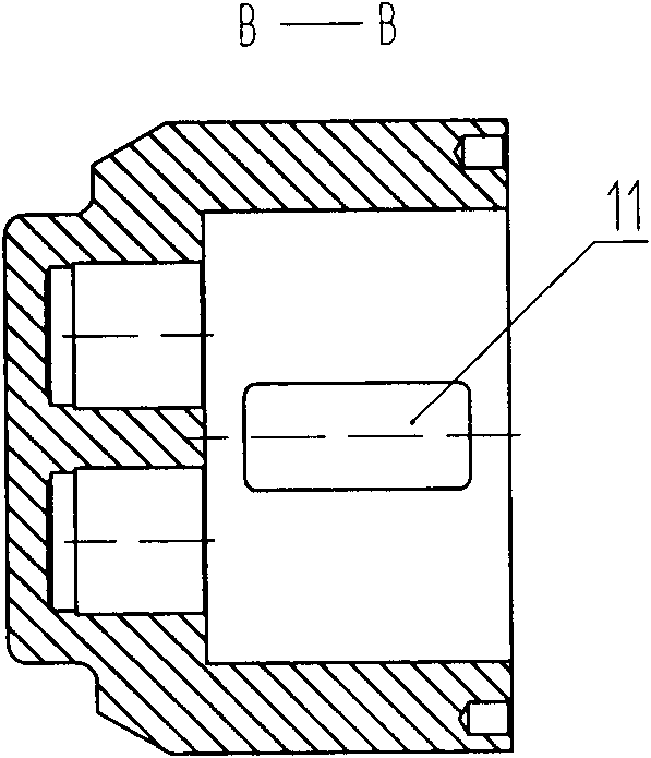 High-pressure gear pump with rectangular oil inlet