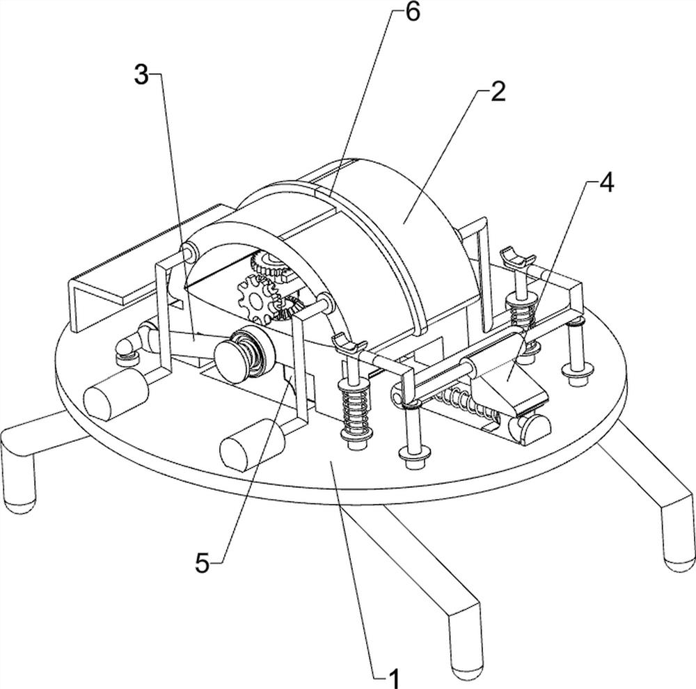 A beam-lifting and bending device for a copper hot pot basin