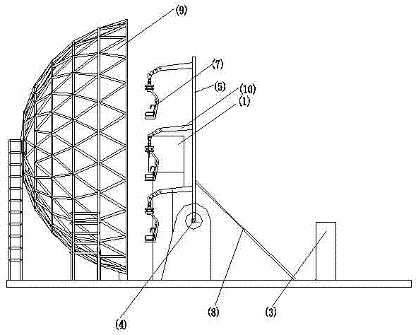 Flying cinema device