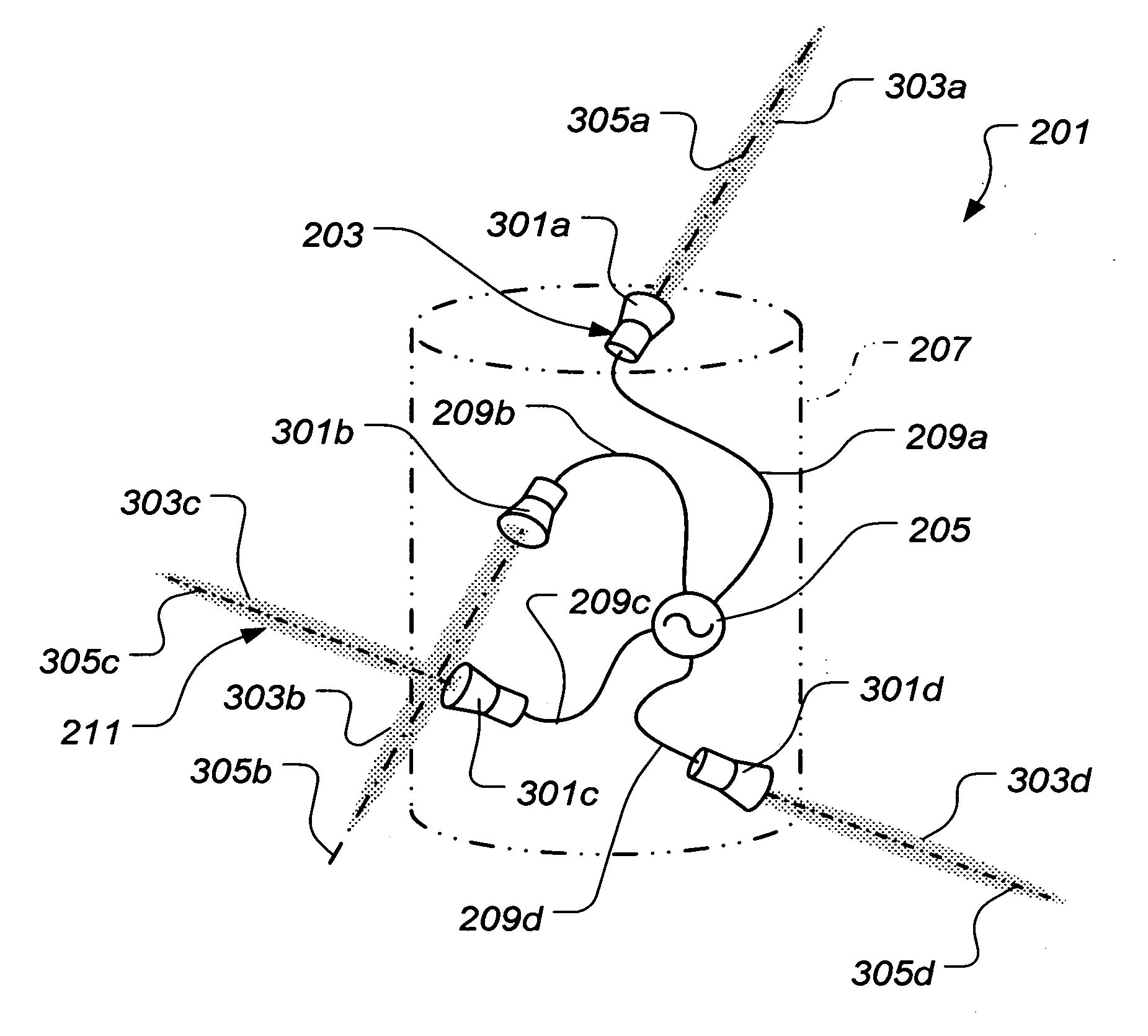 Electromagnetic impulse transmission system and method of using same