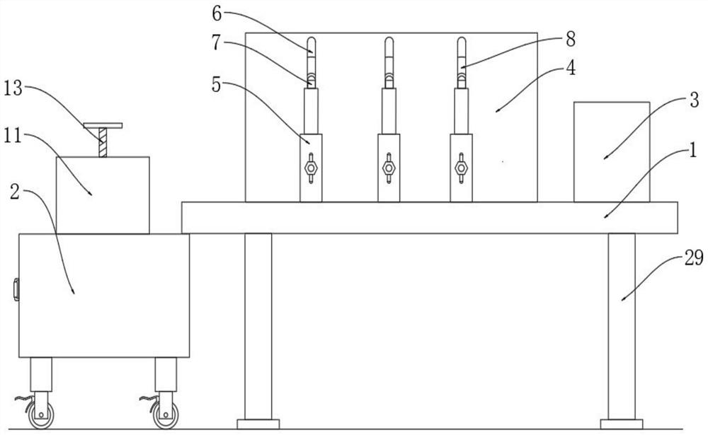 Drafting device for processing pineapple fiber braid