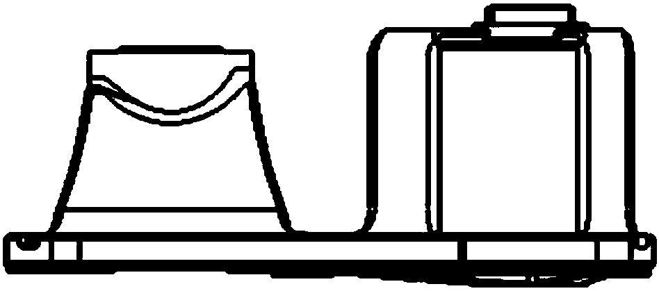 Integrated plate spring seat assembly used for heavy truck