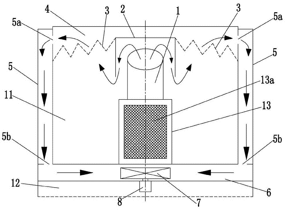 Multifunctional trash recycling device based on wet dust extraction