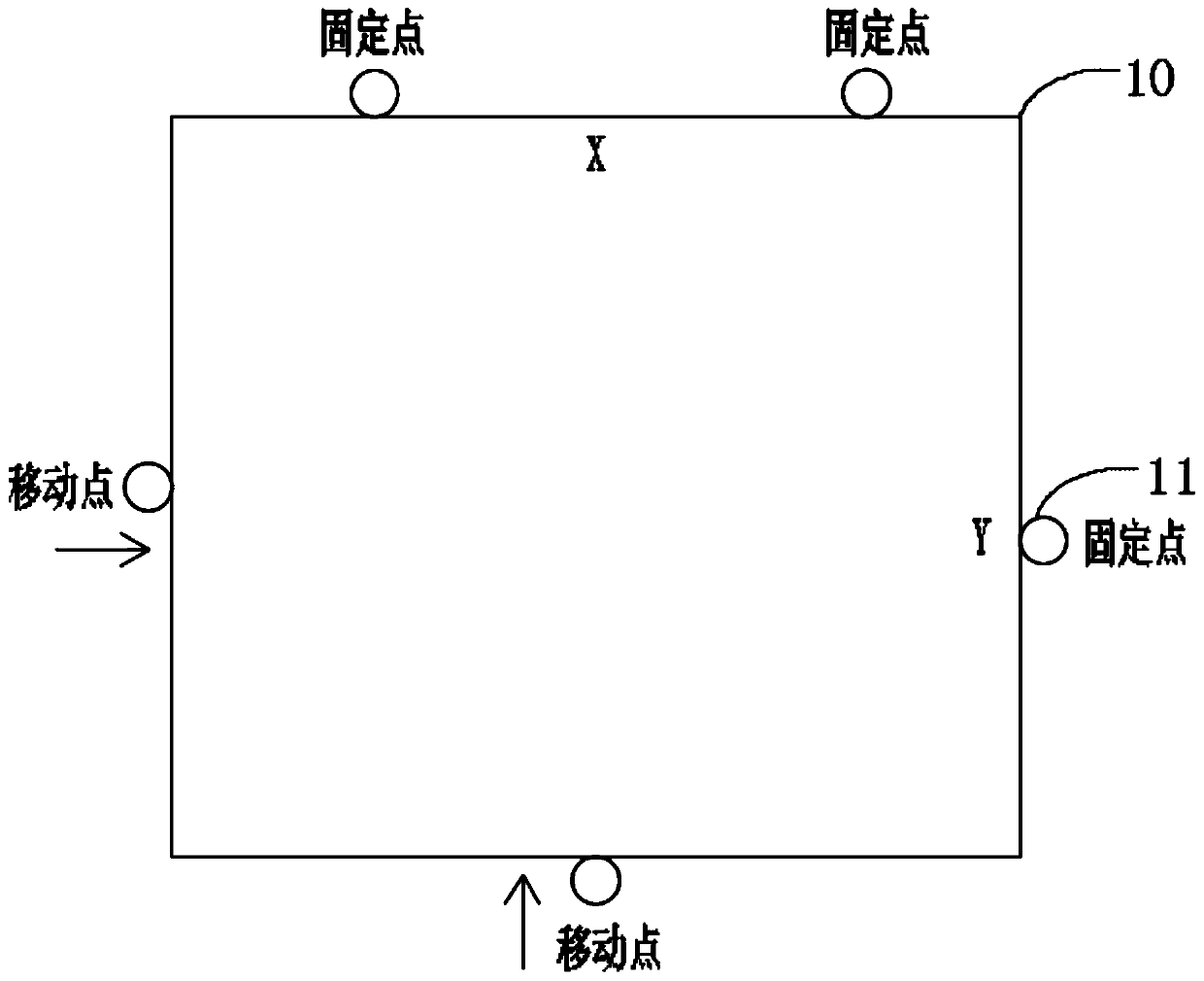 Glass cutting and splitting processing method and device