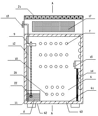 Testing device for whole process of fabric moisture transmission