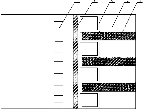 Extra-thick coal seam strip-type filling and mining method relying on steel mould trolleys