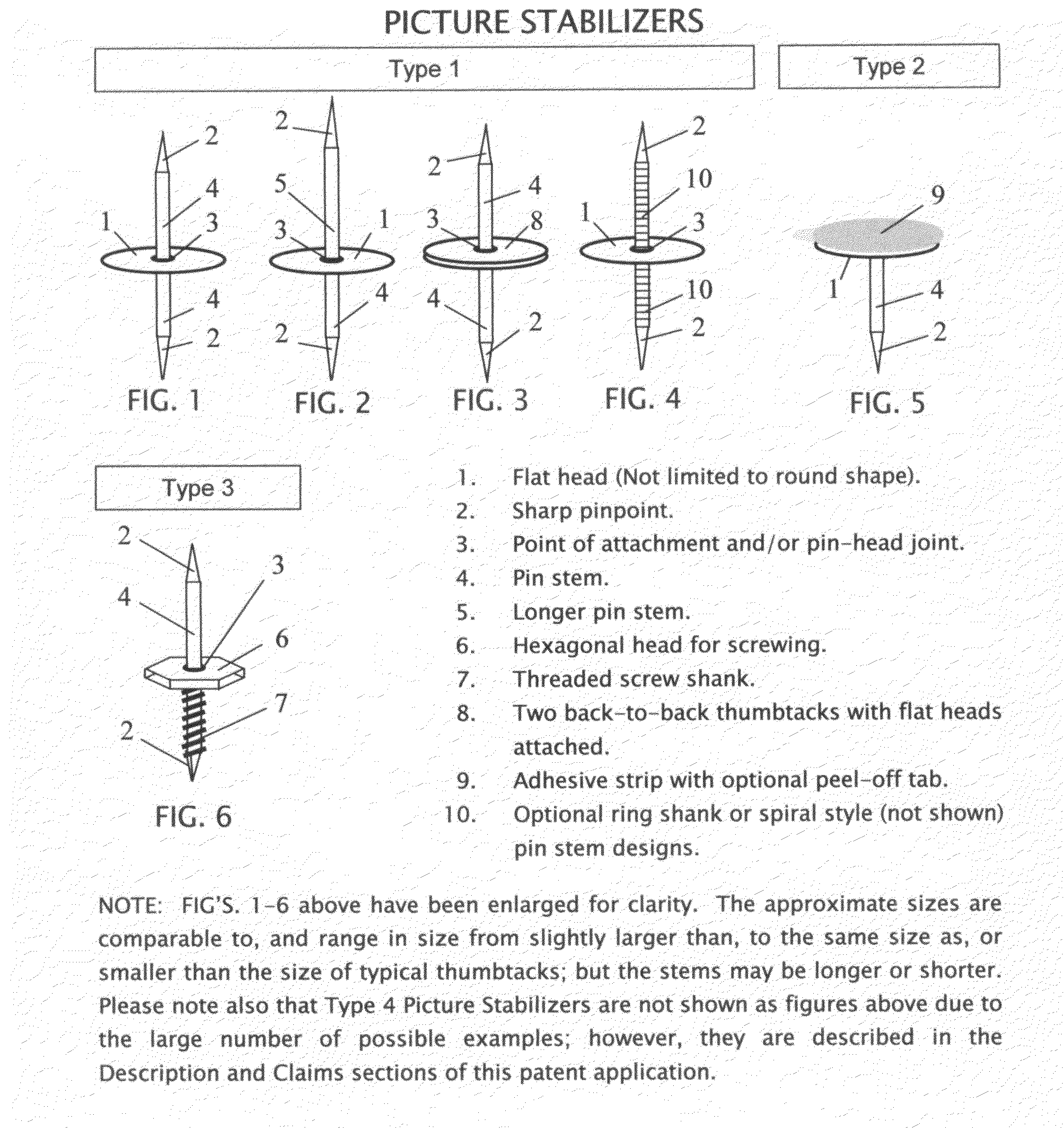 Picture stabilizers