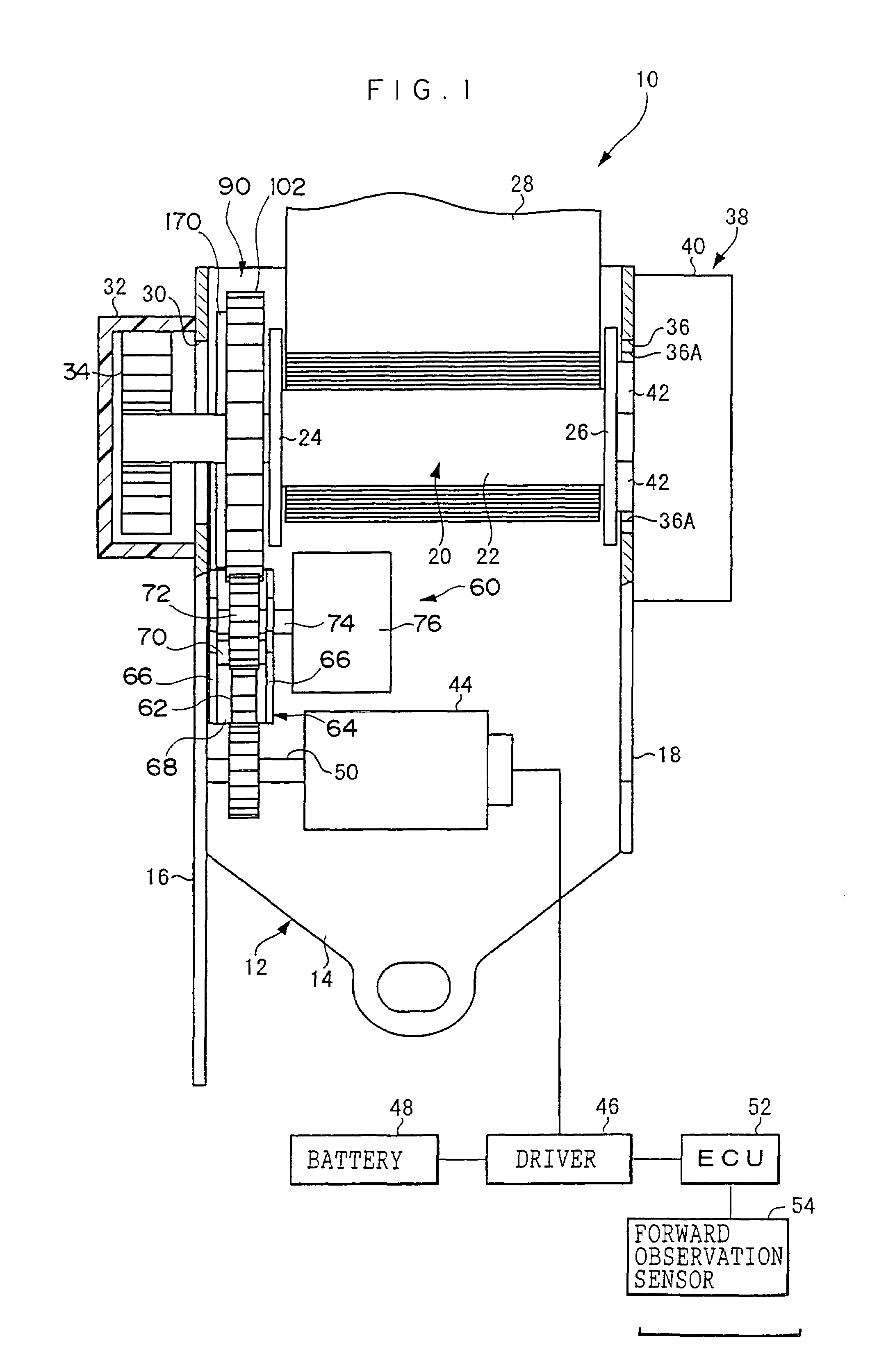 Webbing retractor