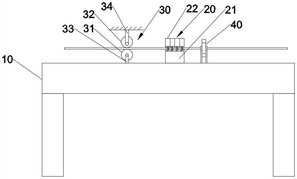 Line loss detection device and detection method