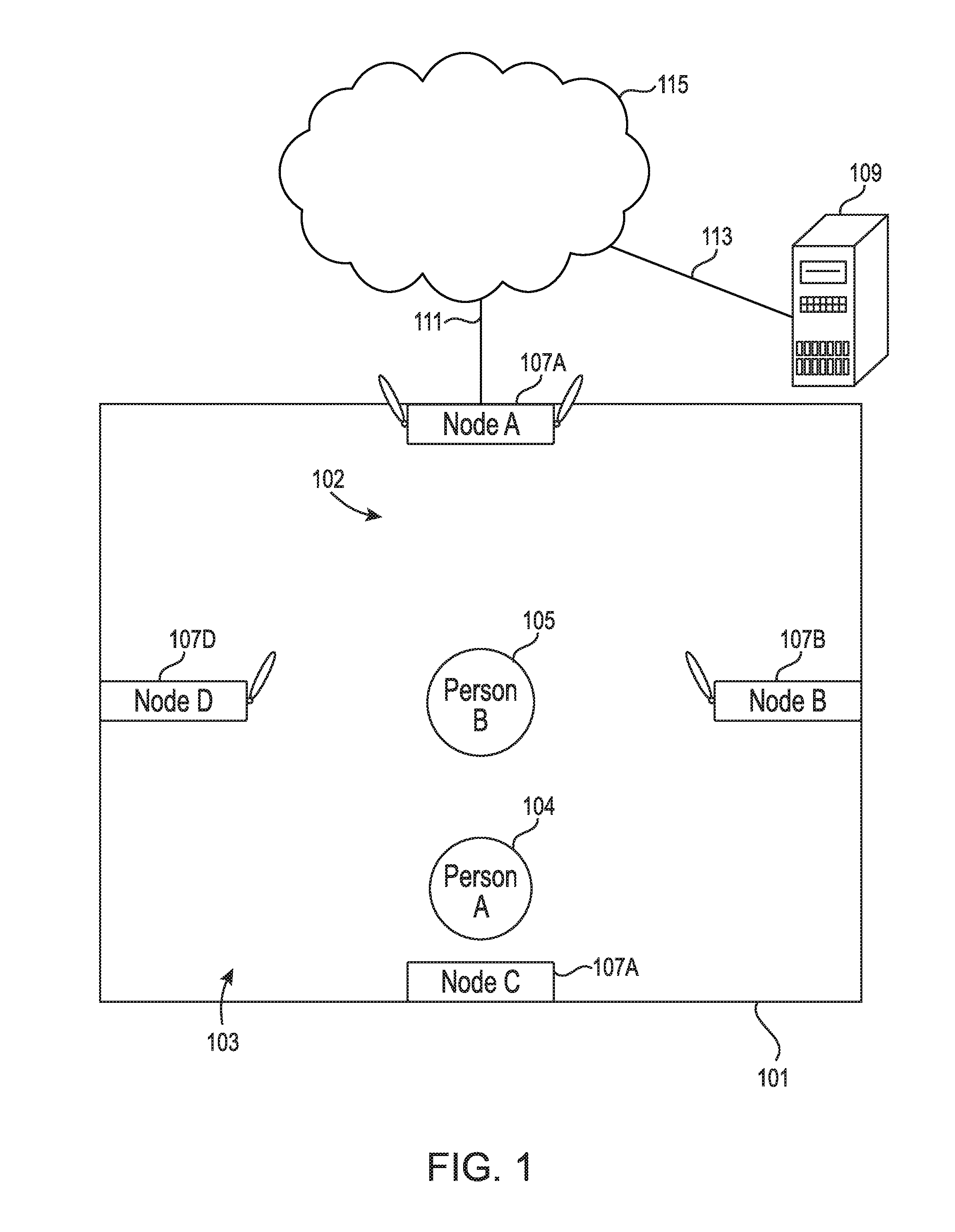 Detecting location within a network