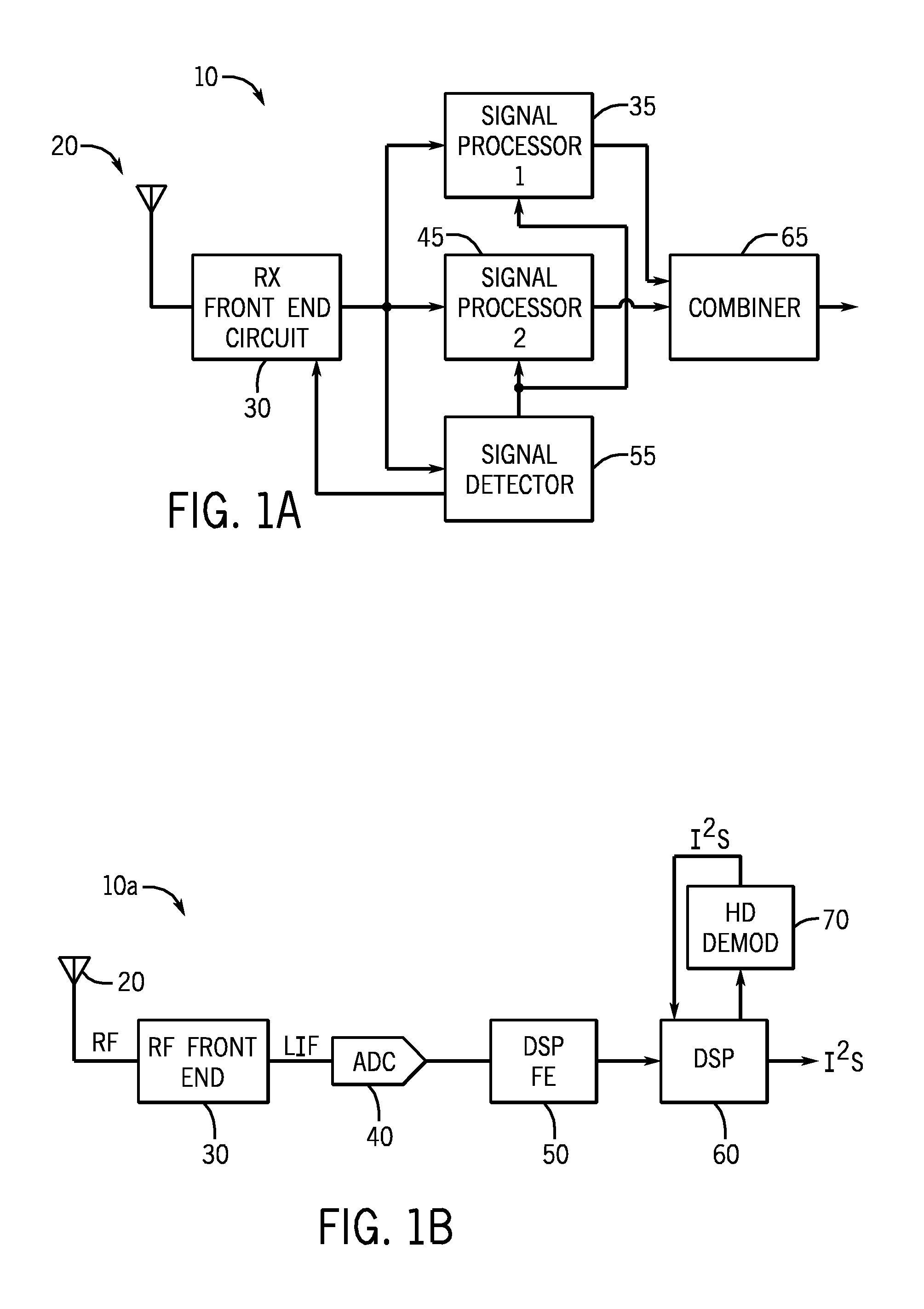 Detecting digital radio signals