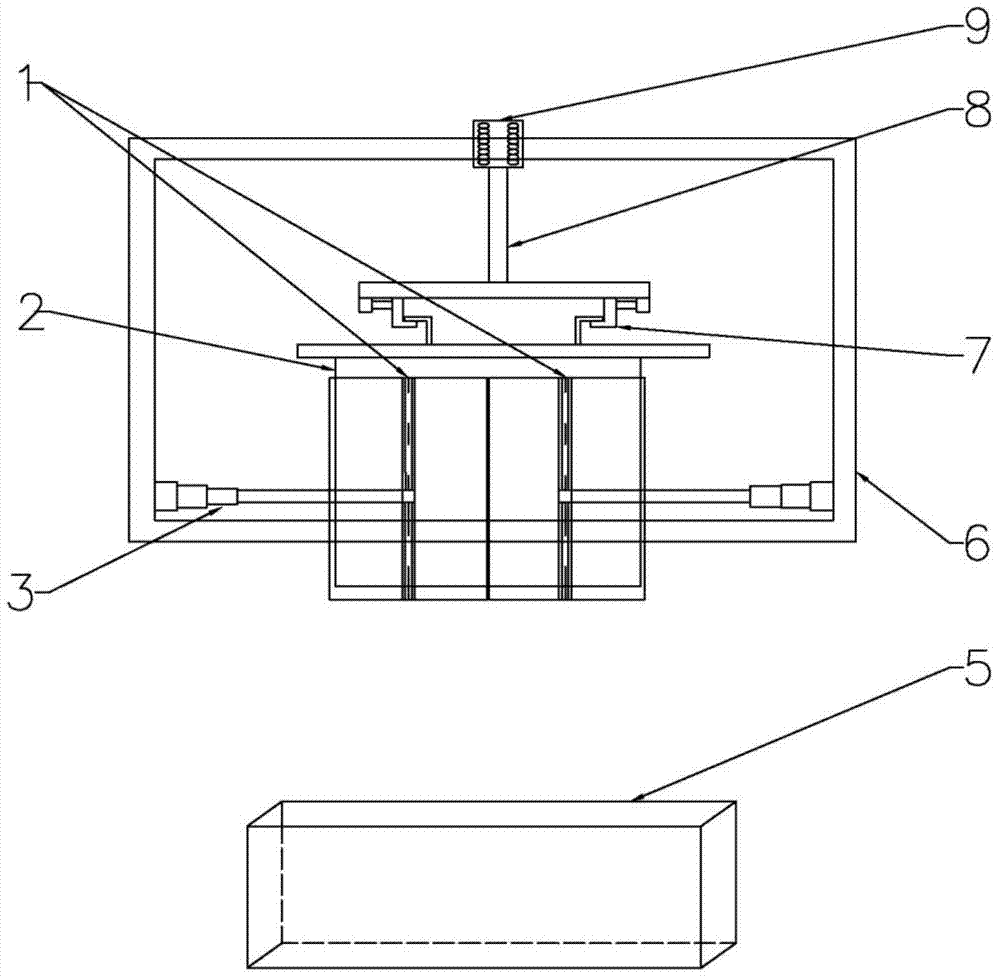 An in-situ reduction device and method for zinc cathode plates carrying electrolyte out of the tank