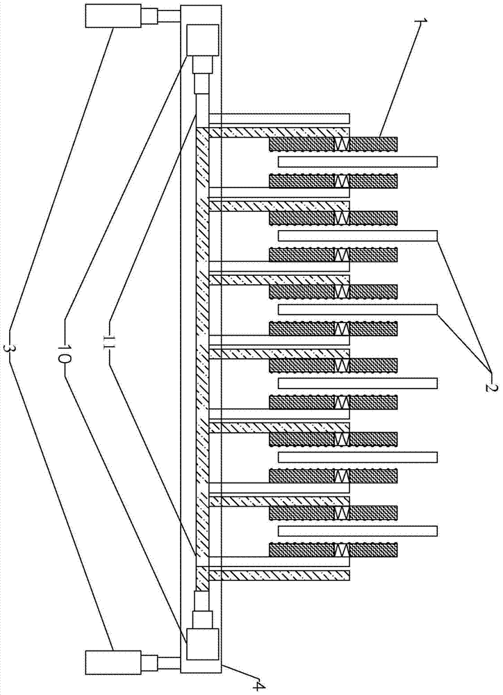 An in-situ reduction device and method for zinc cathode plates carrying electrolyte out of the tank