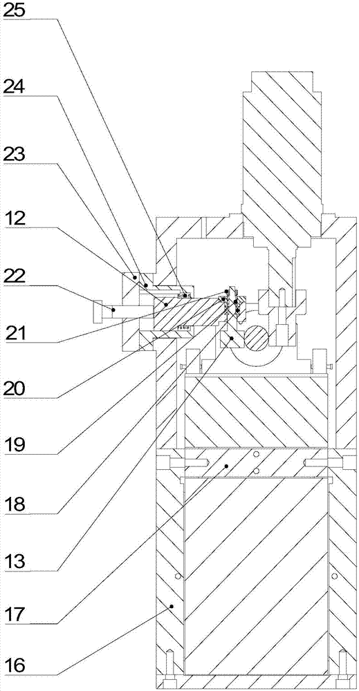 Friction lever driving air static pressure guide rail