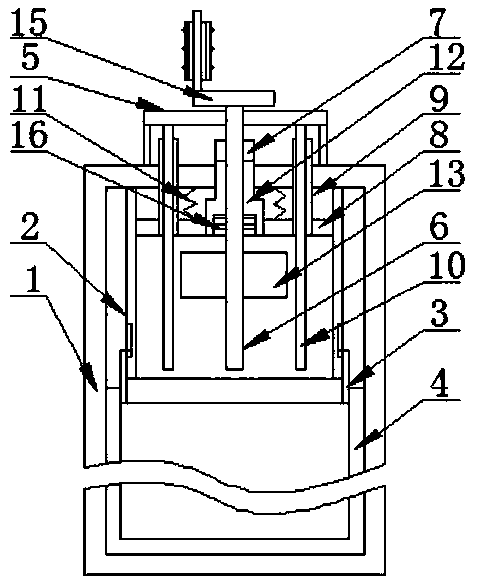 Garbage collection box with packing and compacting function and working method thereof