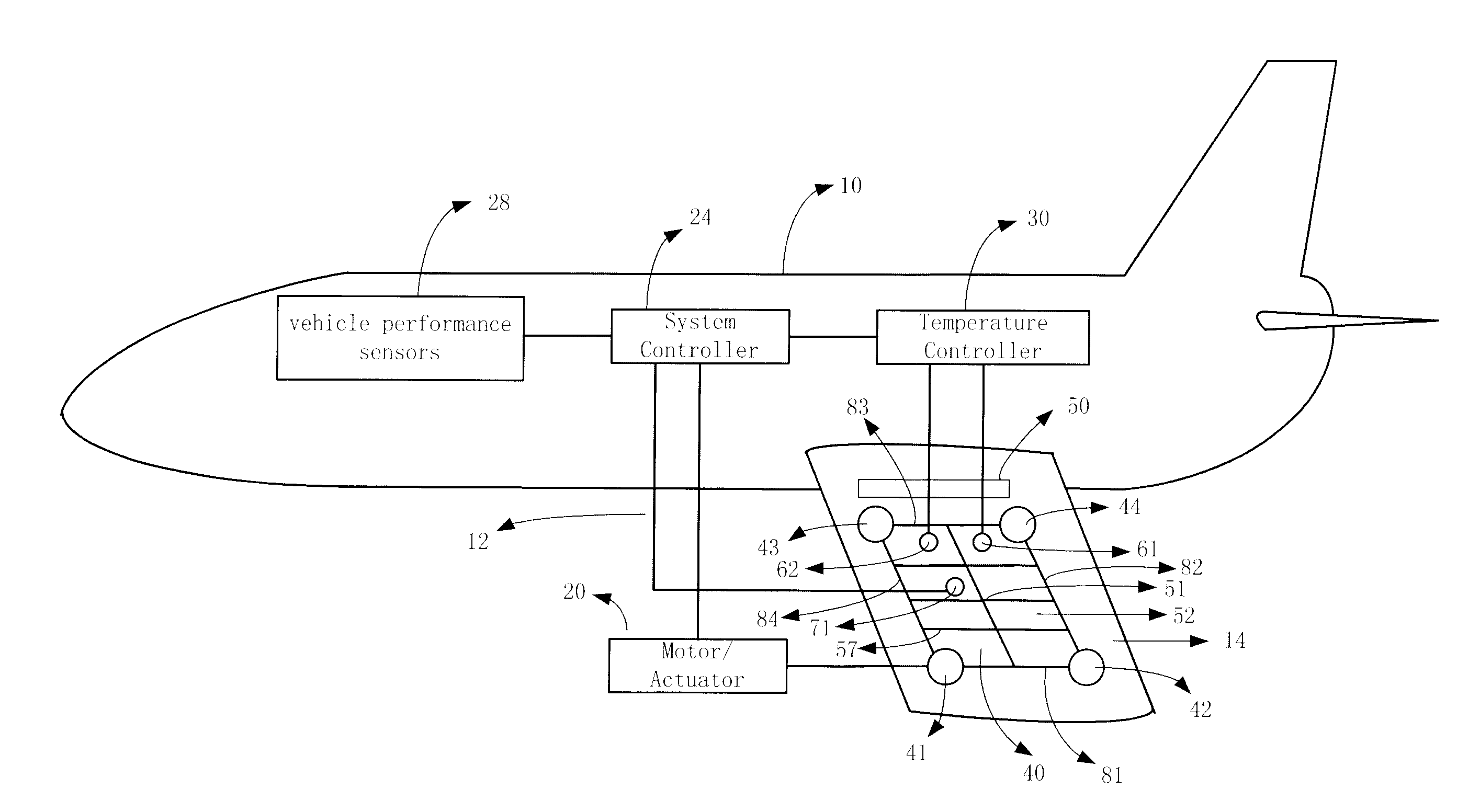 Composite material for geometric morphing wing