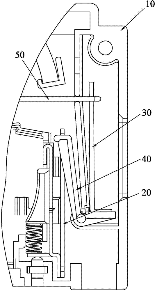 Thermal compensation structure of release