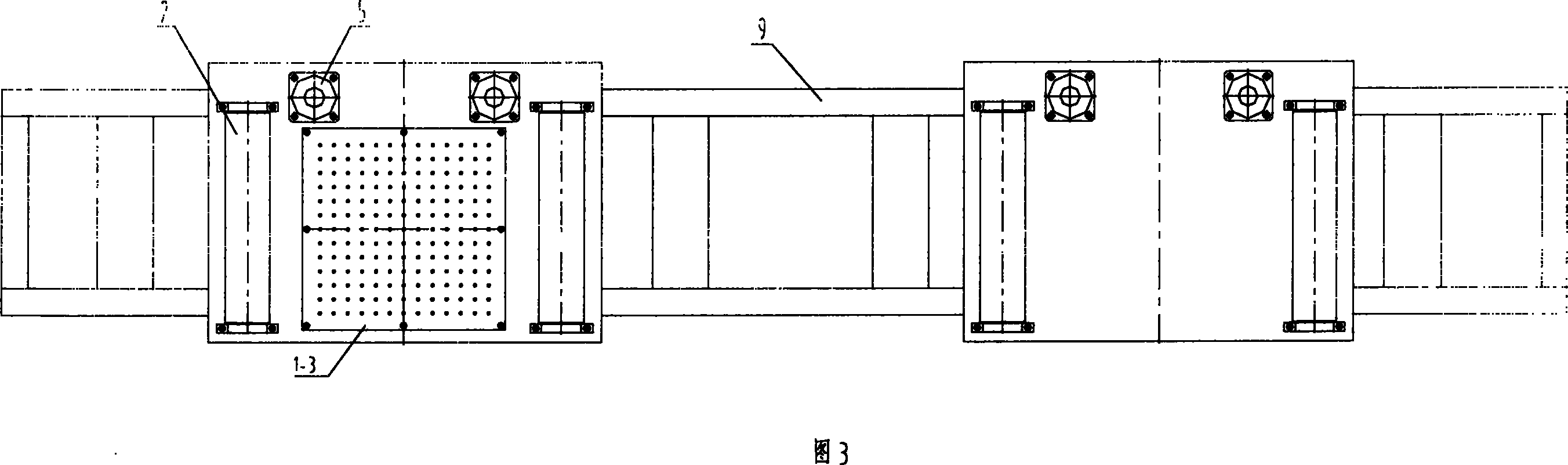 Laser mark printing device for section steel