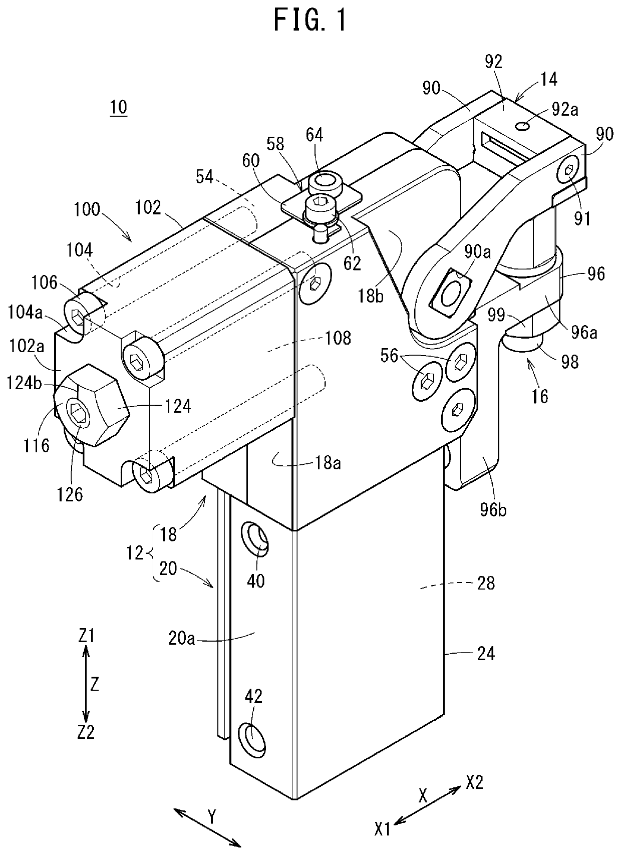 Clamping device