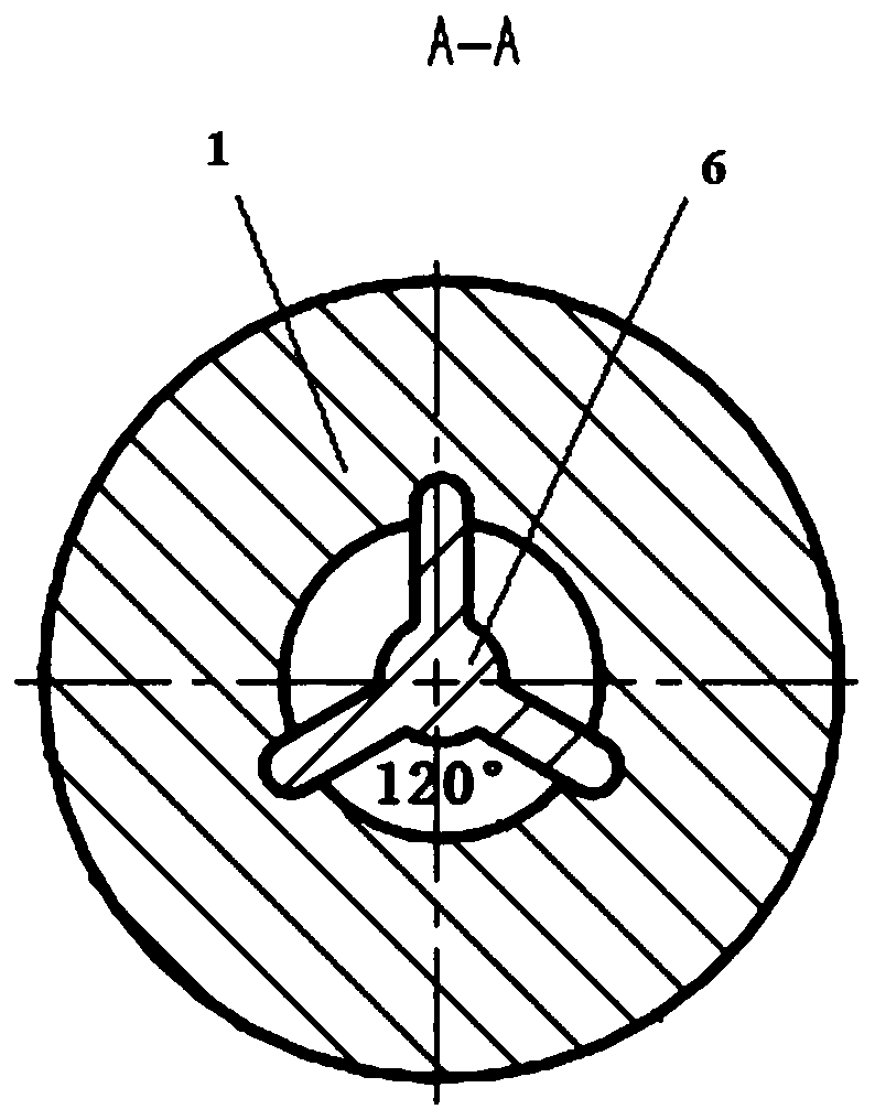 External-flat-type high-pressure rotary jet grouting device for complex formations in underground coal mines and method