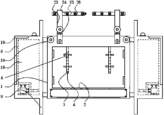 Disinfection device for mask processing workshop