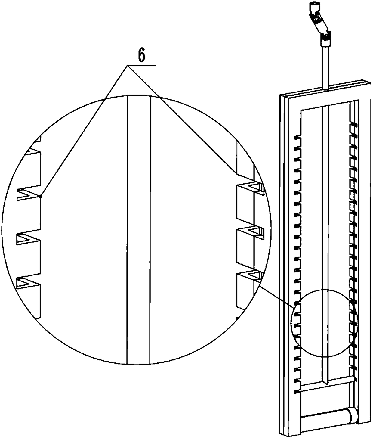 Height-adjustable bus handle