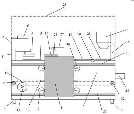 An all-in-one machine for fully automatic joint production and online sales of pancakes and fruits