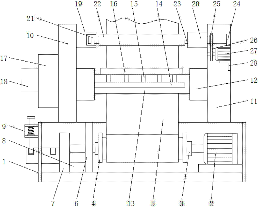 Textile cloth rolling device