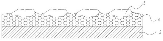 Composite superhard grinding tool and preparation method thereof