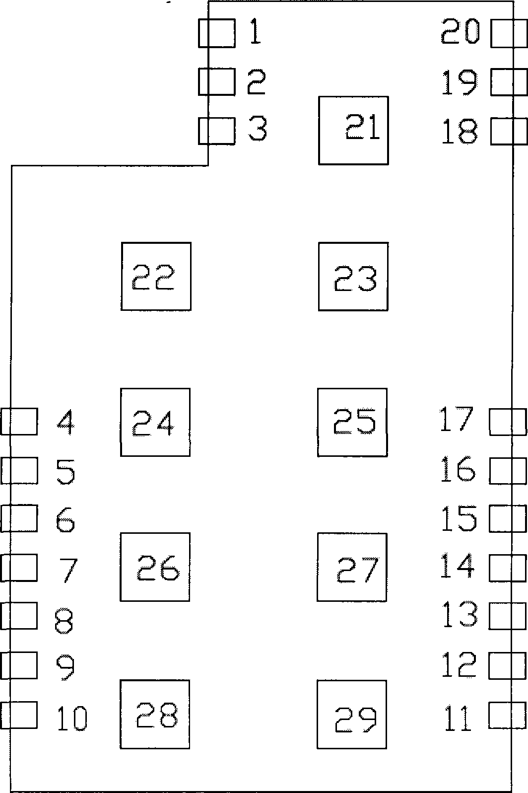 Satellite positioning navigation module for mobile terminal