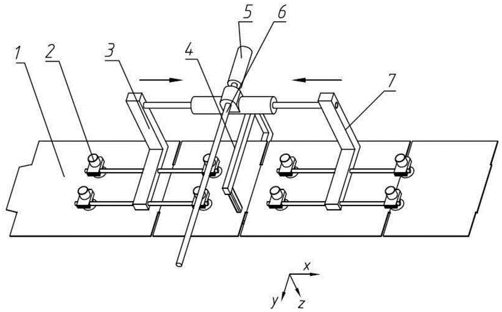 Simple double-piece nail box machine