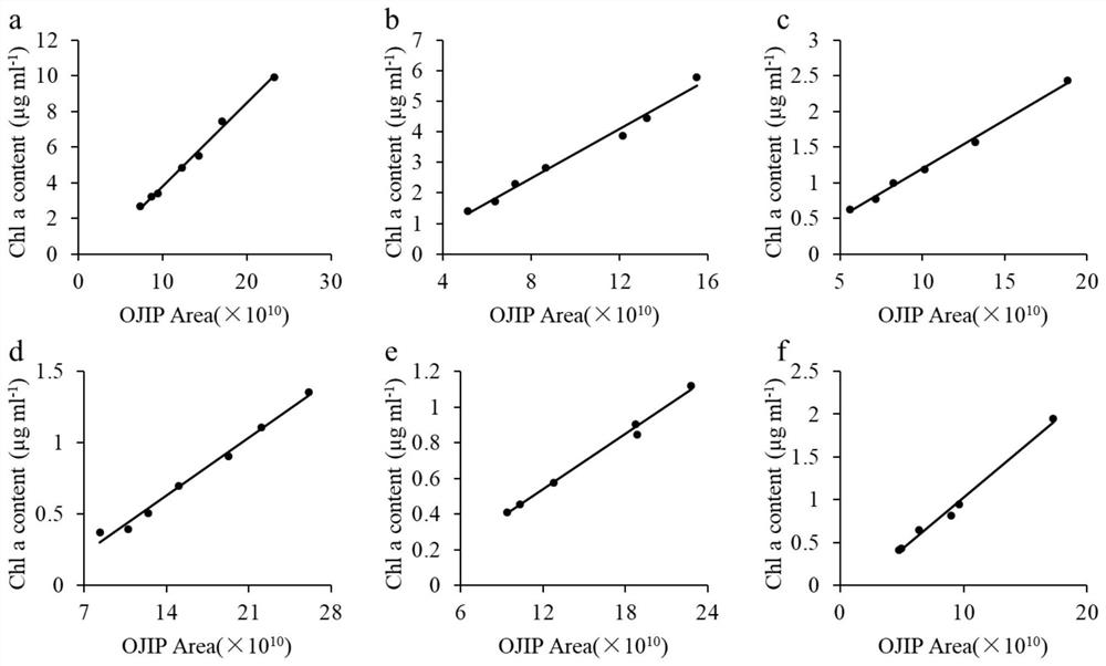 A method for measuring primary productivity of water body based on pea fluorescence curve