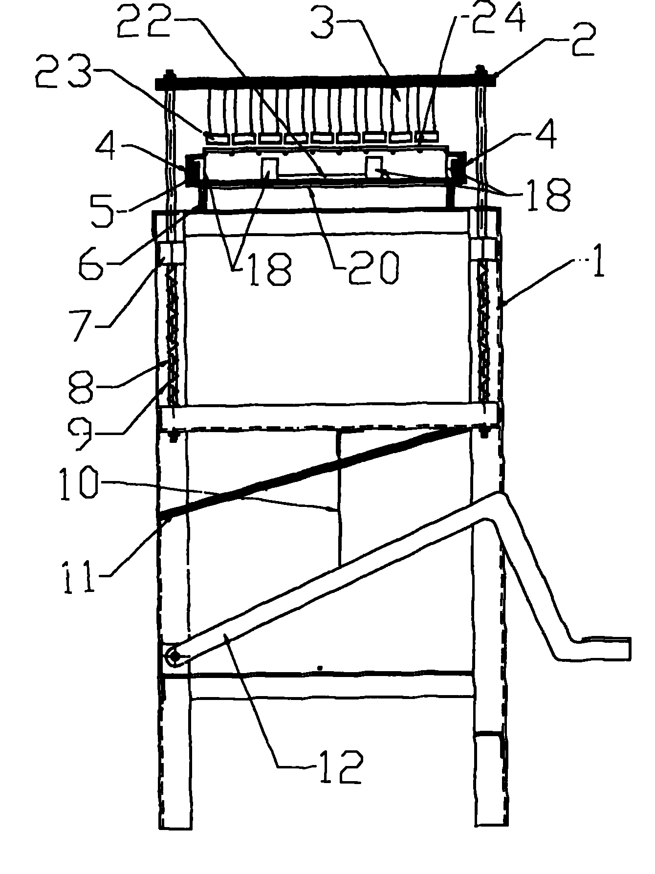 Silkworm cocoon peeling machine