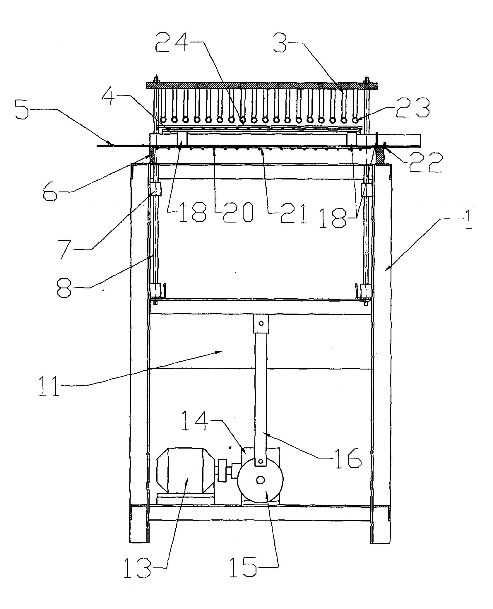 Silkworm cocoon peeling machine