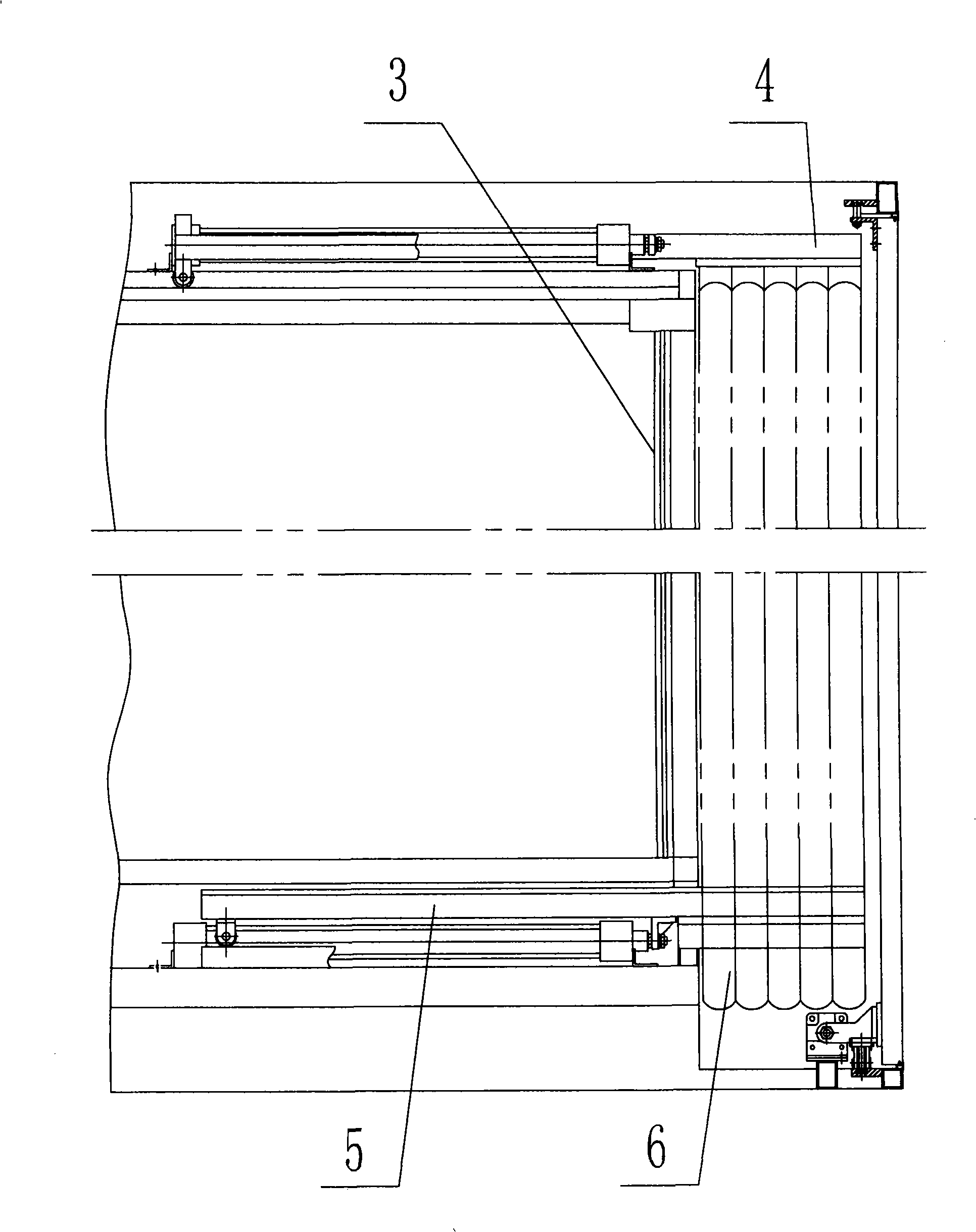 Telescopic vehicle body connection path