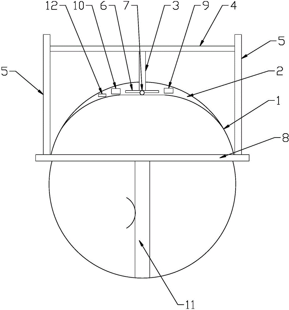 Intelligent head-top advertising device