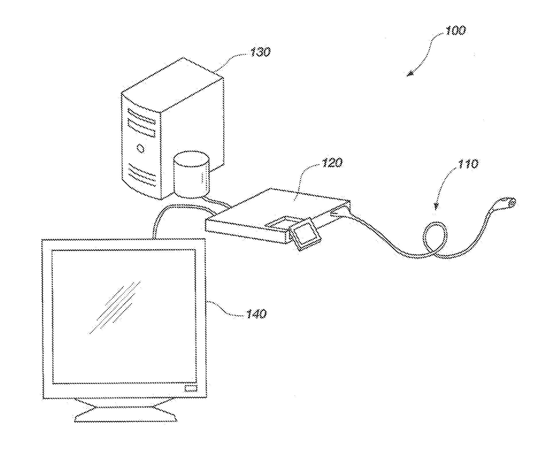 Imaging sensor with thermal pad for use in a surgical application