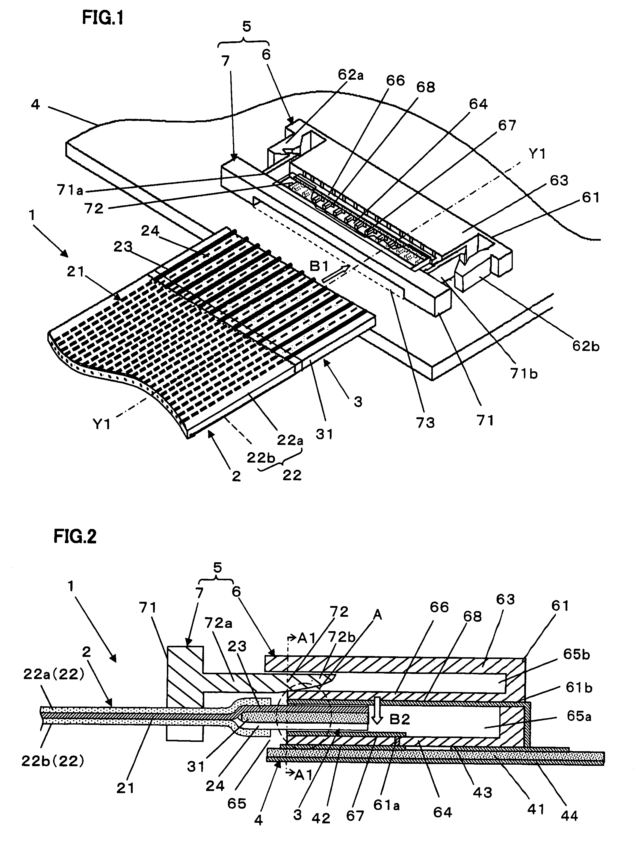 High density flexible wiring board